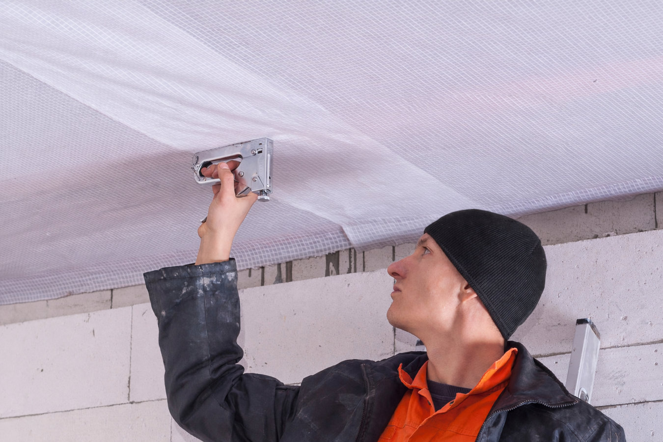 Vapor barrier installation in Riverhead, NY